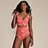 Women's Wrap Monokini High Leg One Piece Swimsuit