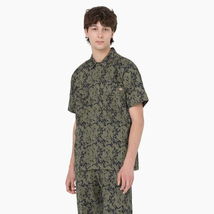 Drewsey Camo Short Sleeve Work Shirt