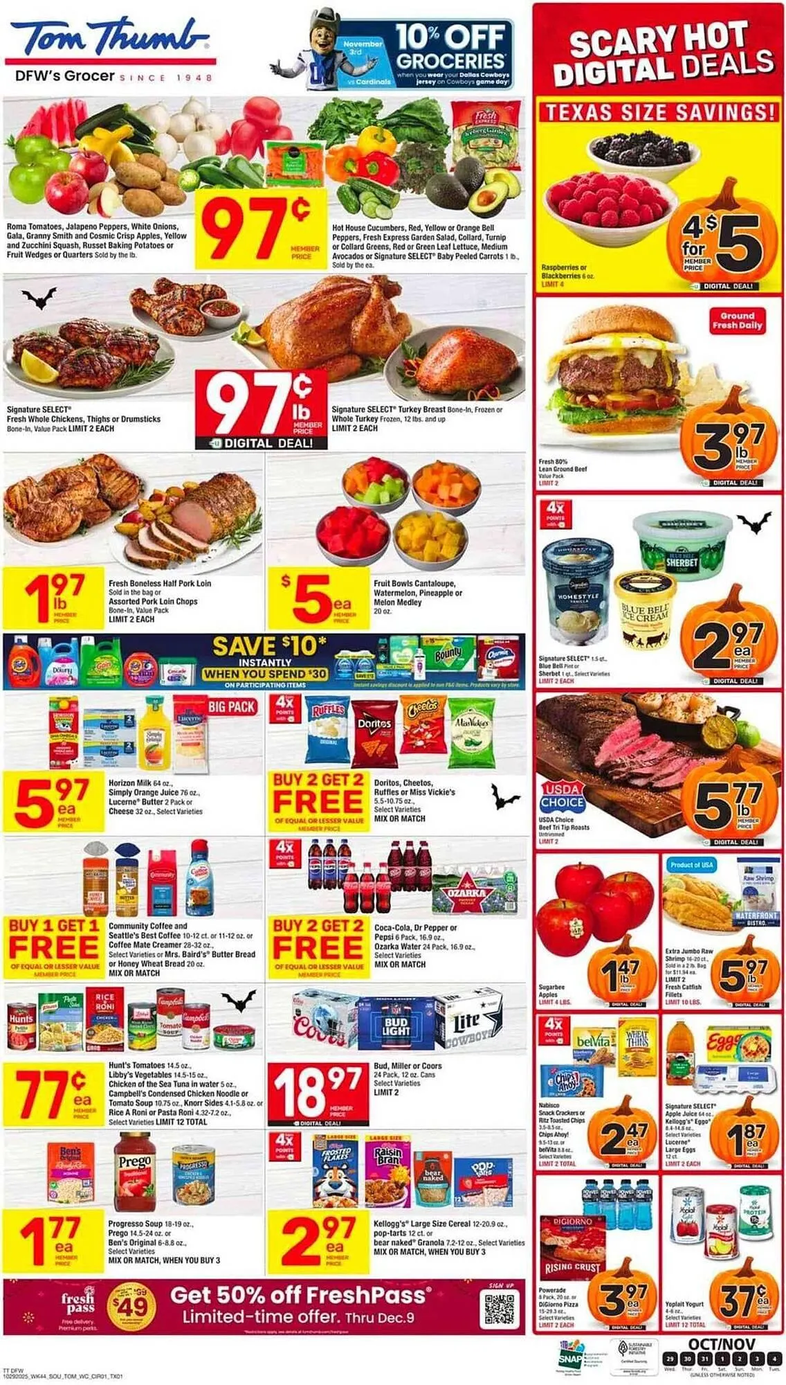 Tom Thumb weekly ad - 1