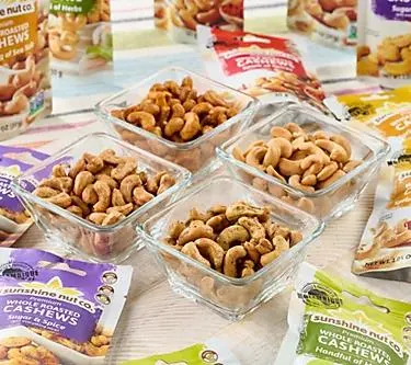 Sunshine Nut Co (30) 1oz Bags Roasted Cashews in Customer Favorites