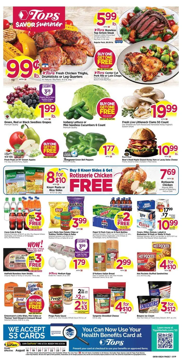 Weekly ad Current special promotions from August 18 to August 24 2024 - Page 1
