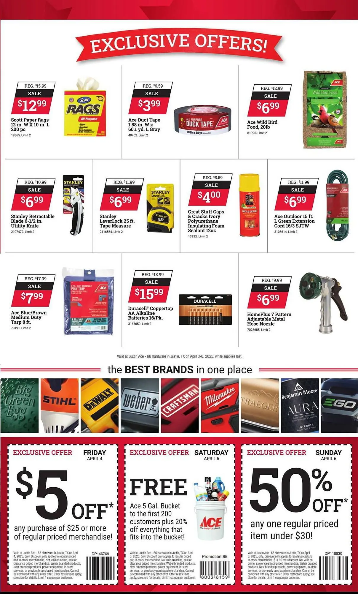 Weekly ad Ace Hardware Weekly Ad from April 3 to April 6 2025 - Page 2