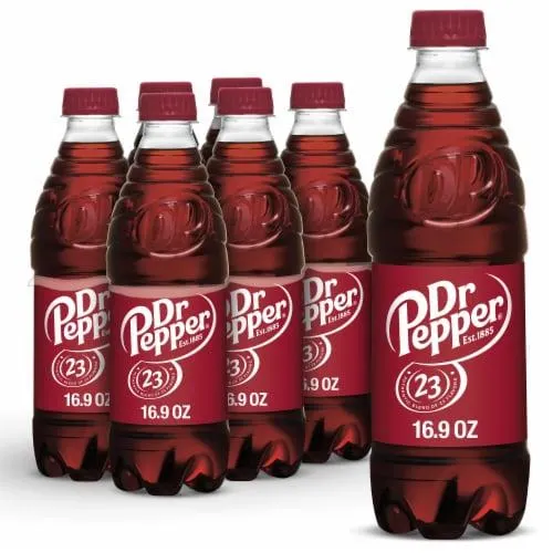 Dr Pepper Soda Bottles