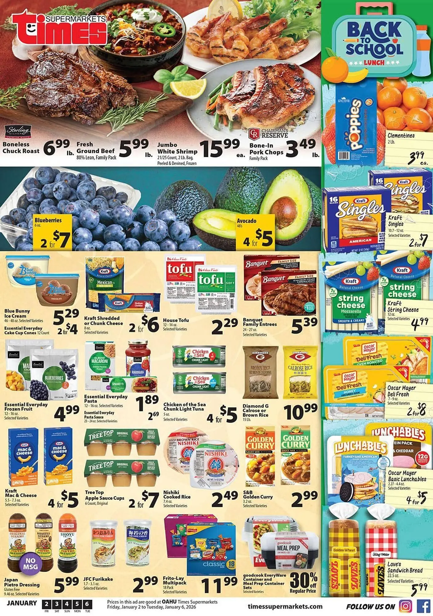 Weekly ad Times Supermarkets weekly ad from January 2 to January 6 2026 - Page 1