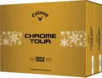Callaway 2024 Chrome Tour Triple Track Golf Ball Holiday Pack - 2 Dozen