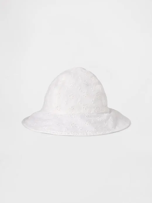 Baby Eyelet Sun Hat