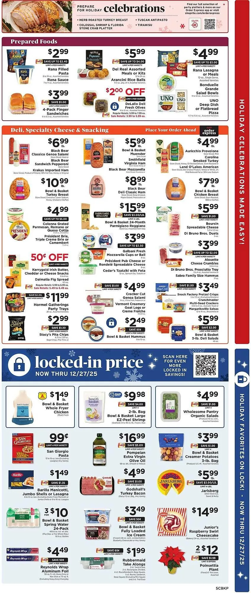Weekly promotion ShopRite flyer spanning from December 11 to December 20 2025 - Page 6 for Catalogue 365