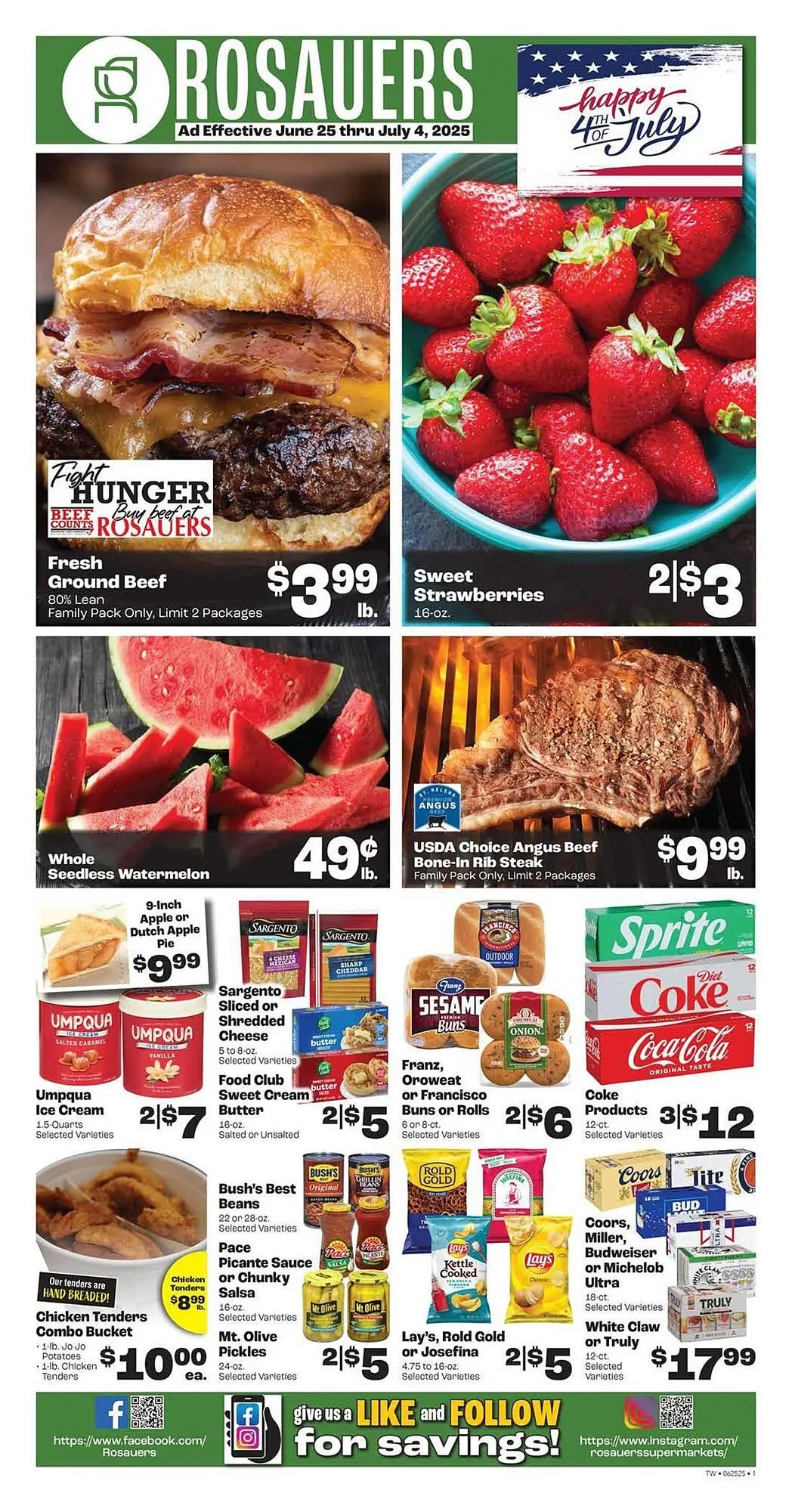 Rosauers Weekly Ad - 1