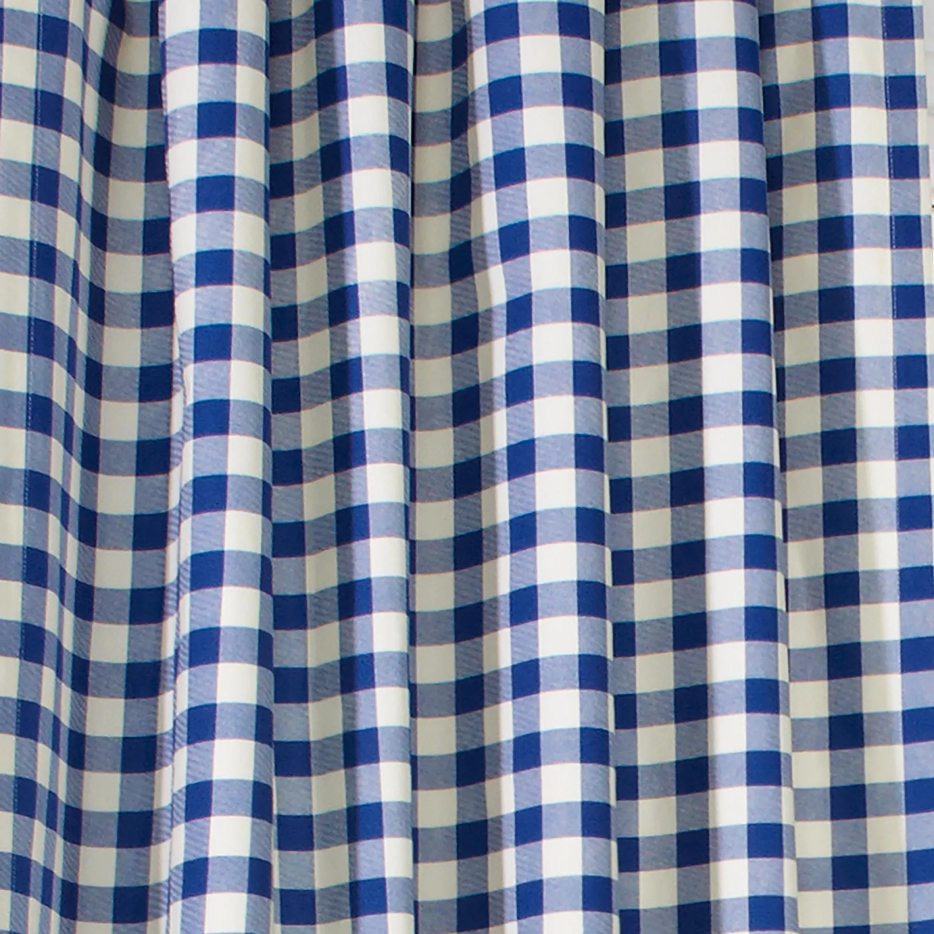 Thermalogic Check Tab-Top Valance Curtain, 15"L x 40"W