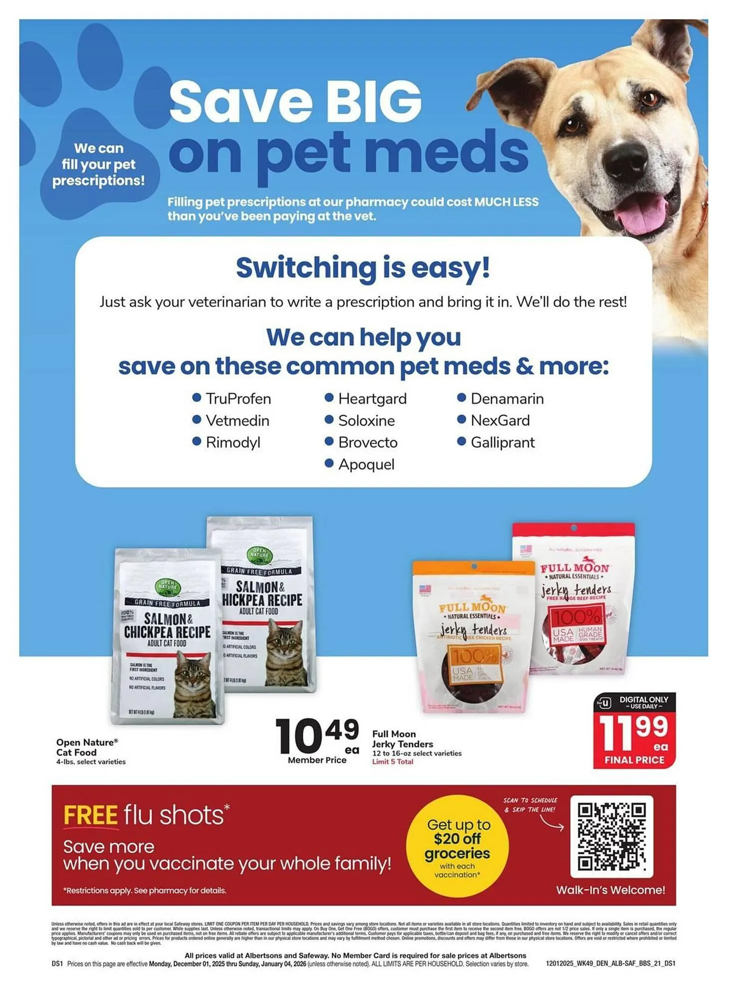 Weekly promotion Albertsons weekly ad spanning from December 1 to January 4 2026 - Page 21 for Catalogue 365