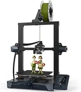 Official Creality Ender 3 S1 3D Printer with Direct Drive Extruder CR Touch Auto Leveling High Precision Double Z-axis Screw Silent Board Printing Size 8.6X8.6X10.6in, Upgrade Ender 3 V2 for Beginners