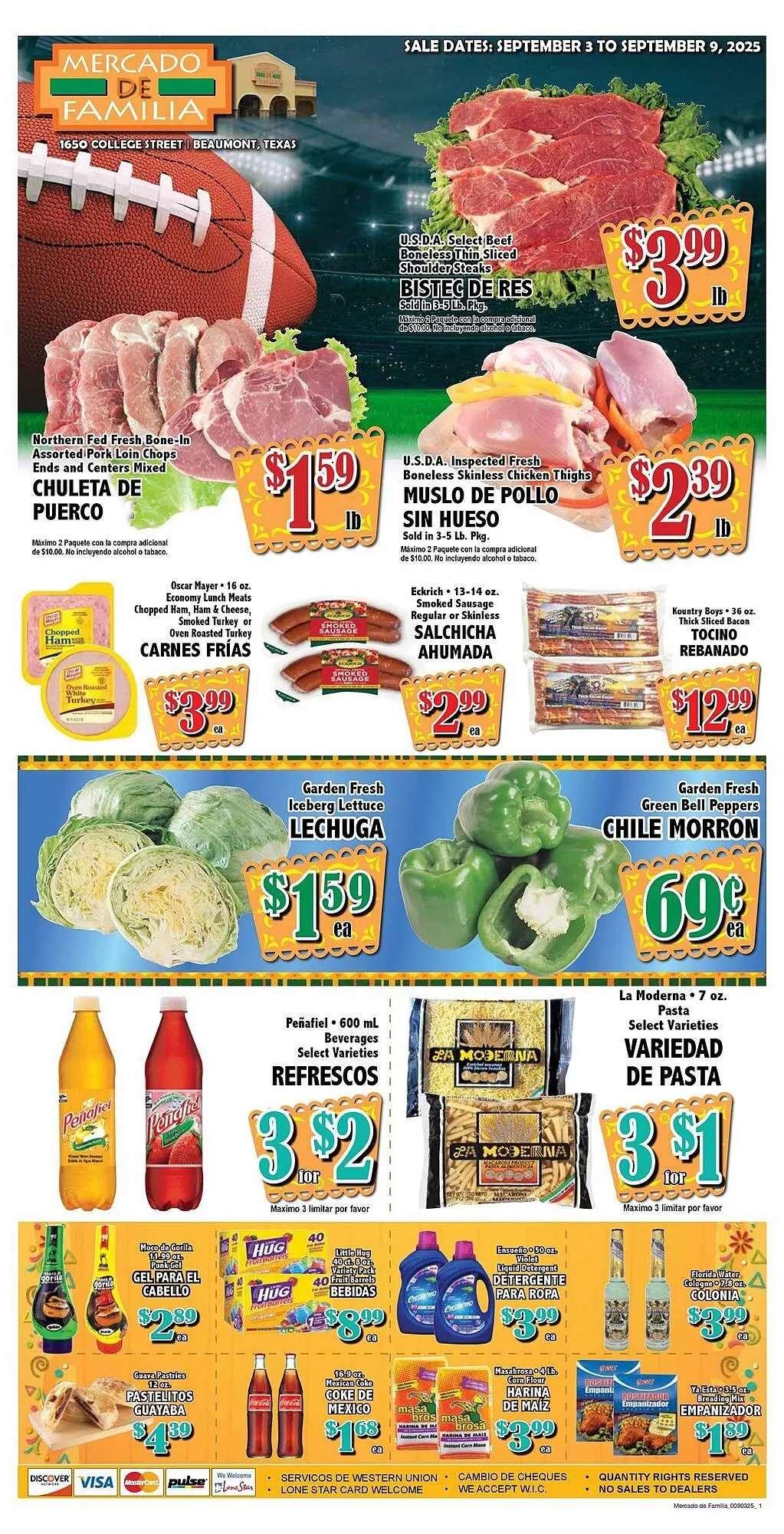 Weekly ad Market Basket weekly ad from September 3 to September 9 2025 - Page 1