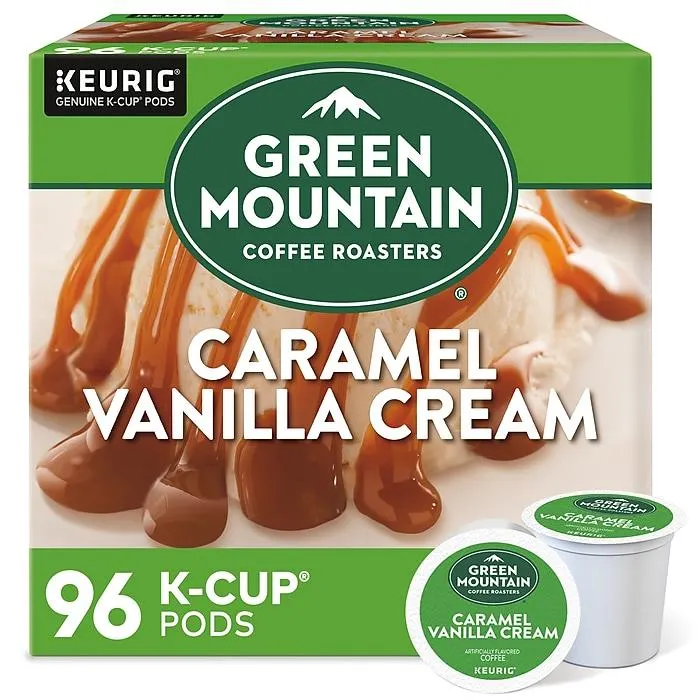 Green Mountain Caramel Vanilla Cream Coffee Keurig® K-Cup® Pods,