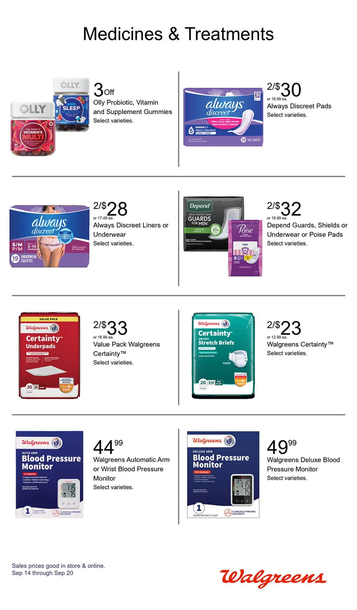 Weekly ad Walgreens weekly ad from September 14 to September 20 2025 - Page 20