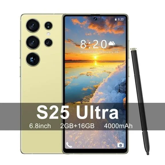 DeskAKBK Unlocked Android Smartphone 16GB ROM+2GB RAM Android Phone 6.8IN HD Cell Phone 5MP Rear Camera System 4000mAh Phone Mobile Phone Large Storage,Father's Day Gifts for Husband