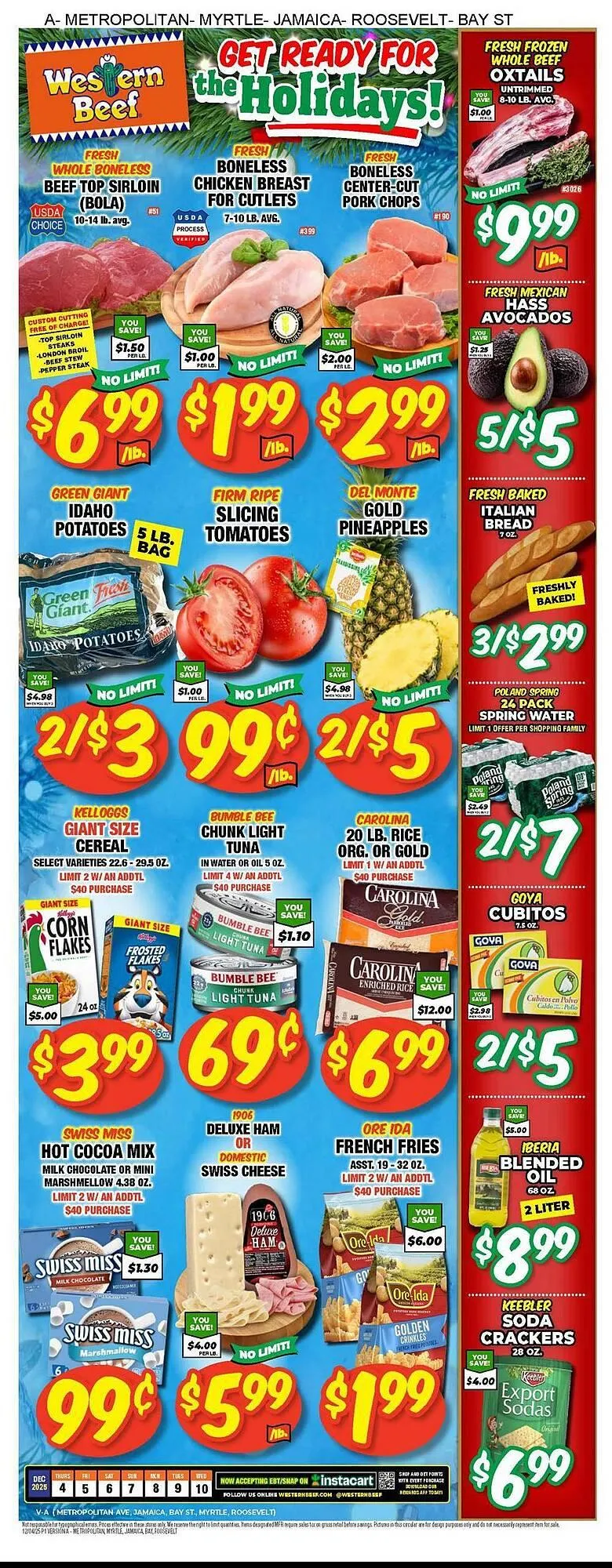 Weekly ad Western Beef circular from December 4 to December 10 2025 - Page 1