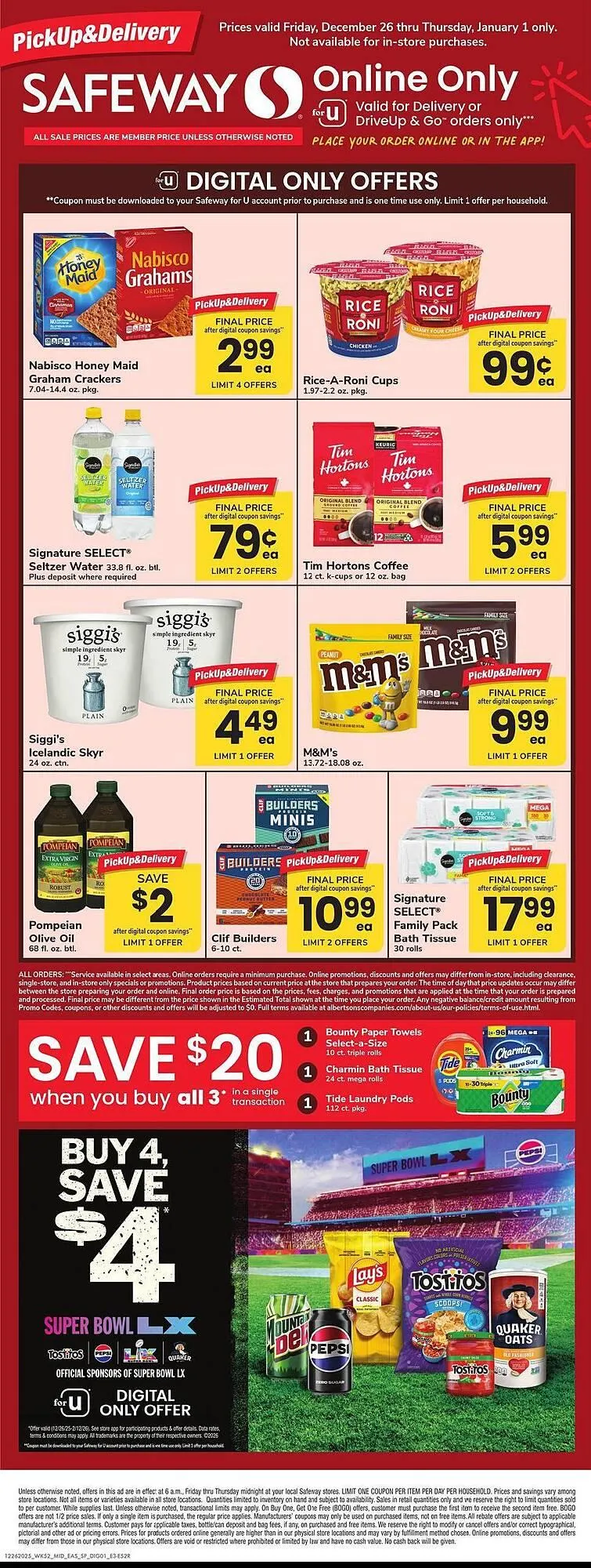 Weekly ad Safeway weekly ad from December 26 to January 1 2026 - Page 1