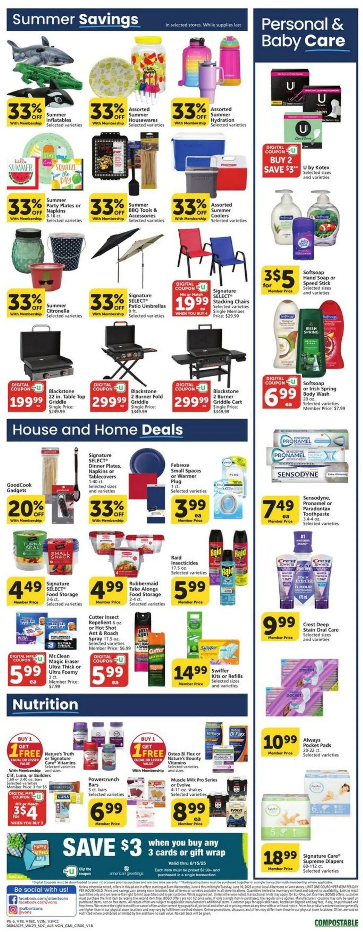 Weekly ad Vons Current weekly ad from June 4 to June 10 2025 - Page 5