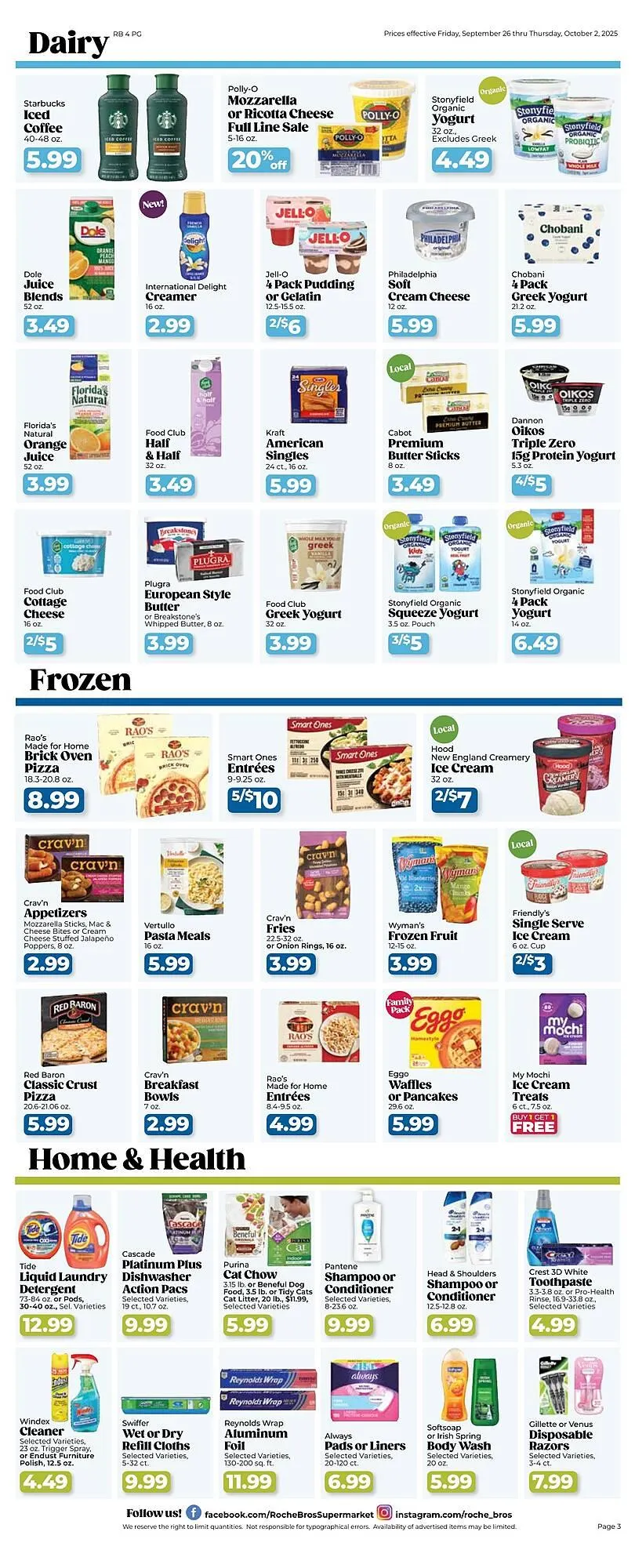 Weekly ad Roche Bros weekly ad from September 26 to October 2 2025 - Page 3