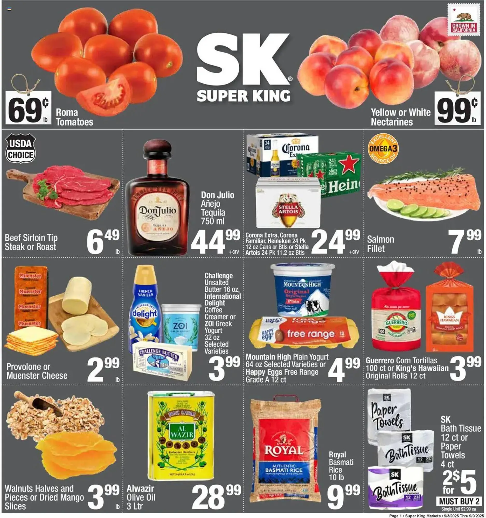 Weekly ad Super King Markets weekly ad from September 3 to September 9 2025 - Page 1