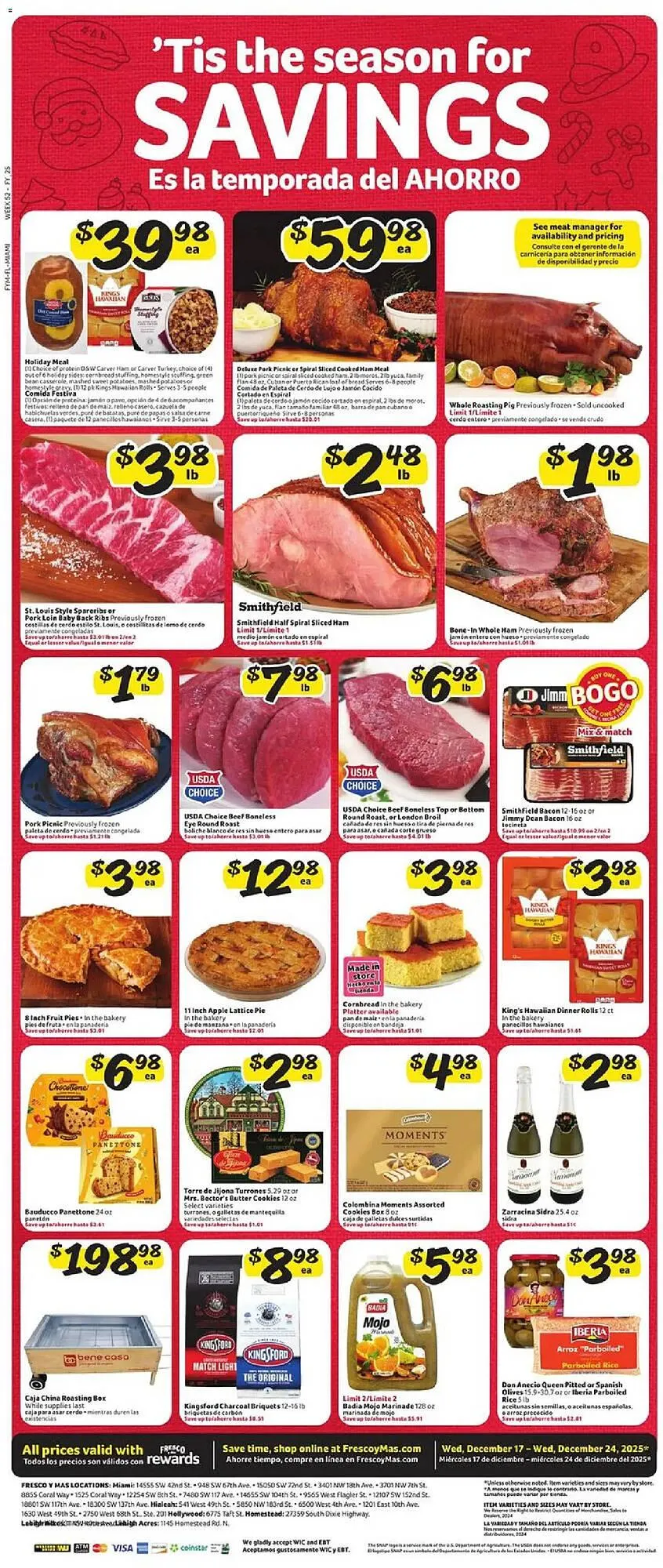 Weekly ad Fresco y Más weekly ad from December 17 to December 25 2025 - Page 7