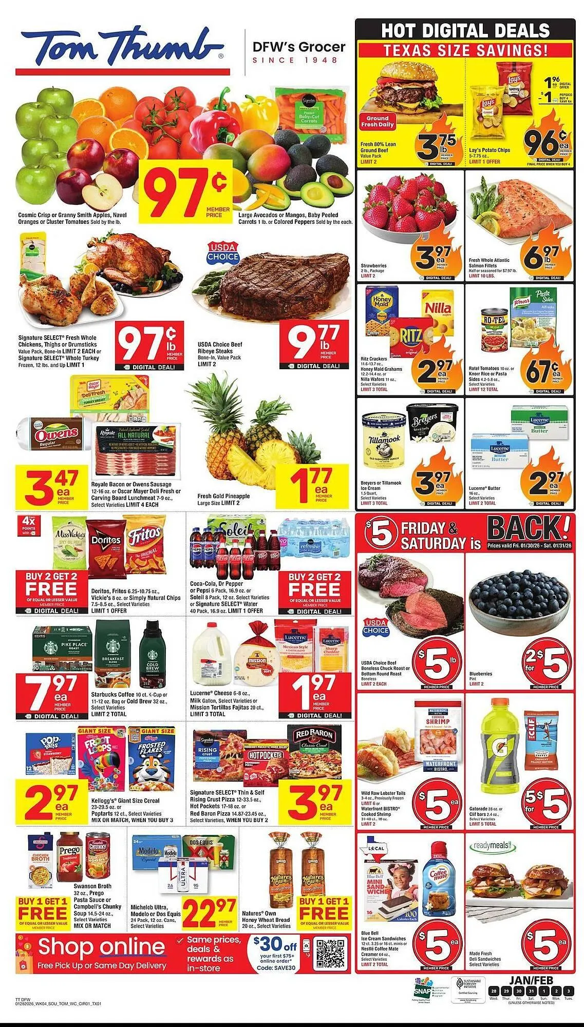 Weekly ad Tom Thumb weekly ad from January 28 to February 3 2026 - Page 3