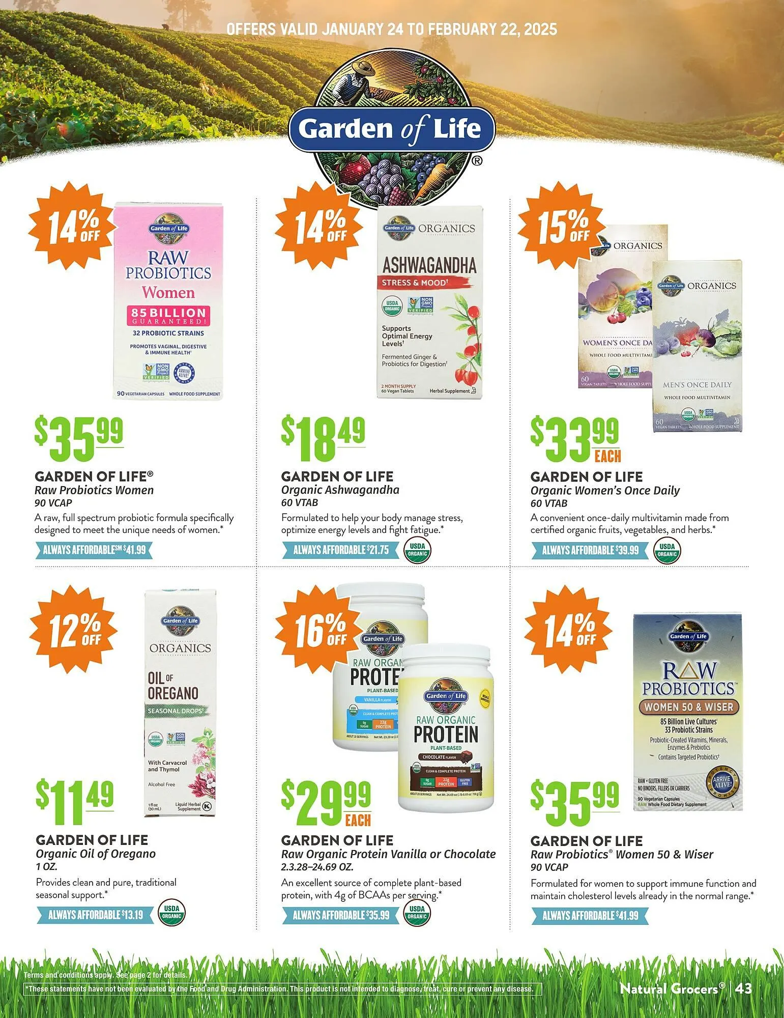 Weekly ad Natural Grocers ad from January 24 to February 22 2025 - Page 42