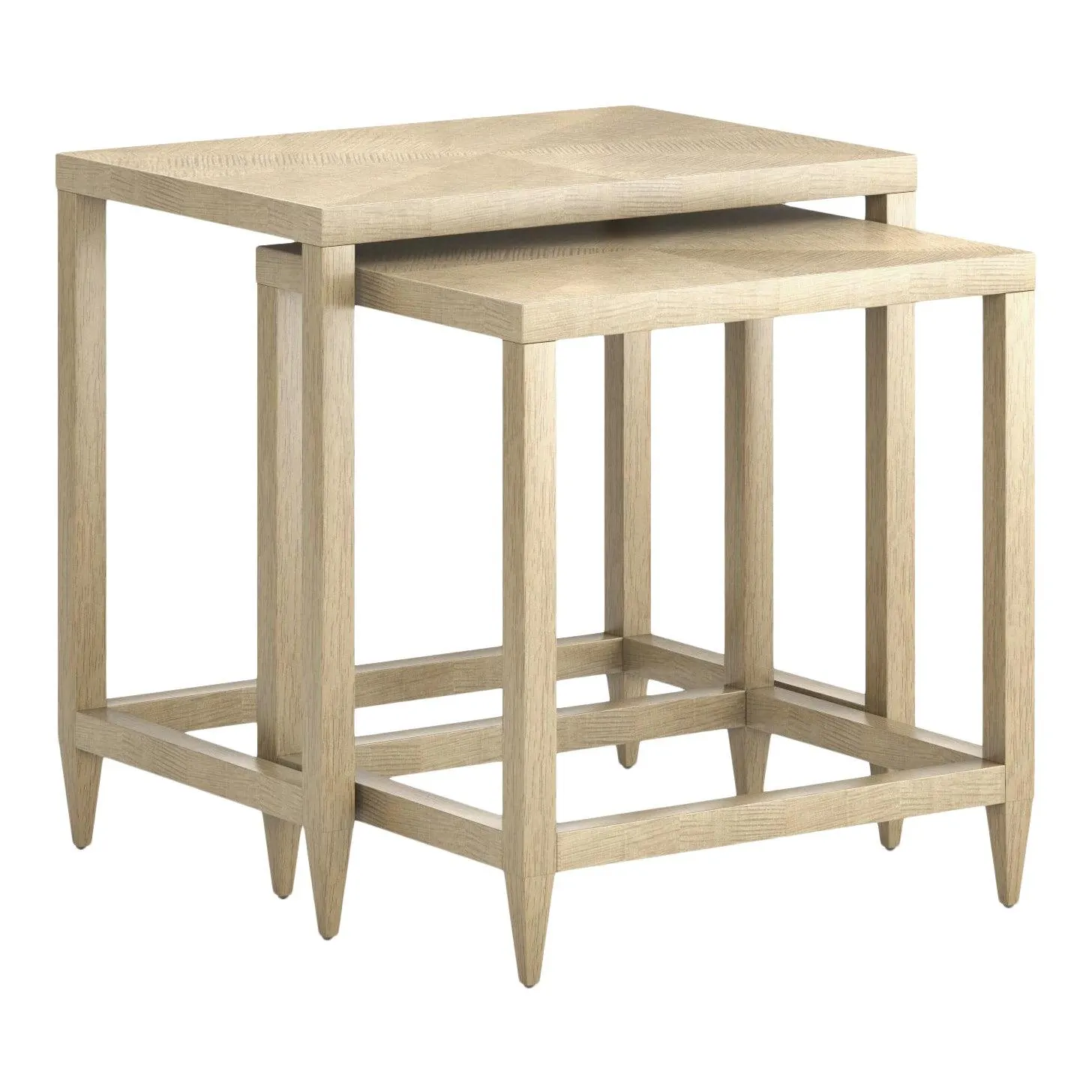 Louis Nesting Tables in Brown - A Pair