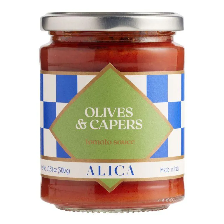 Alica Olives and Capers Pasta Sauce
