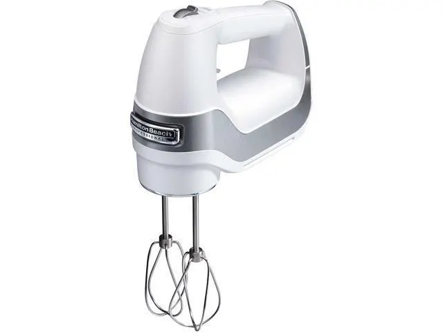 Hamilton Beach Professional Hand Mixer with 5 Speeds, White 62652