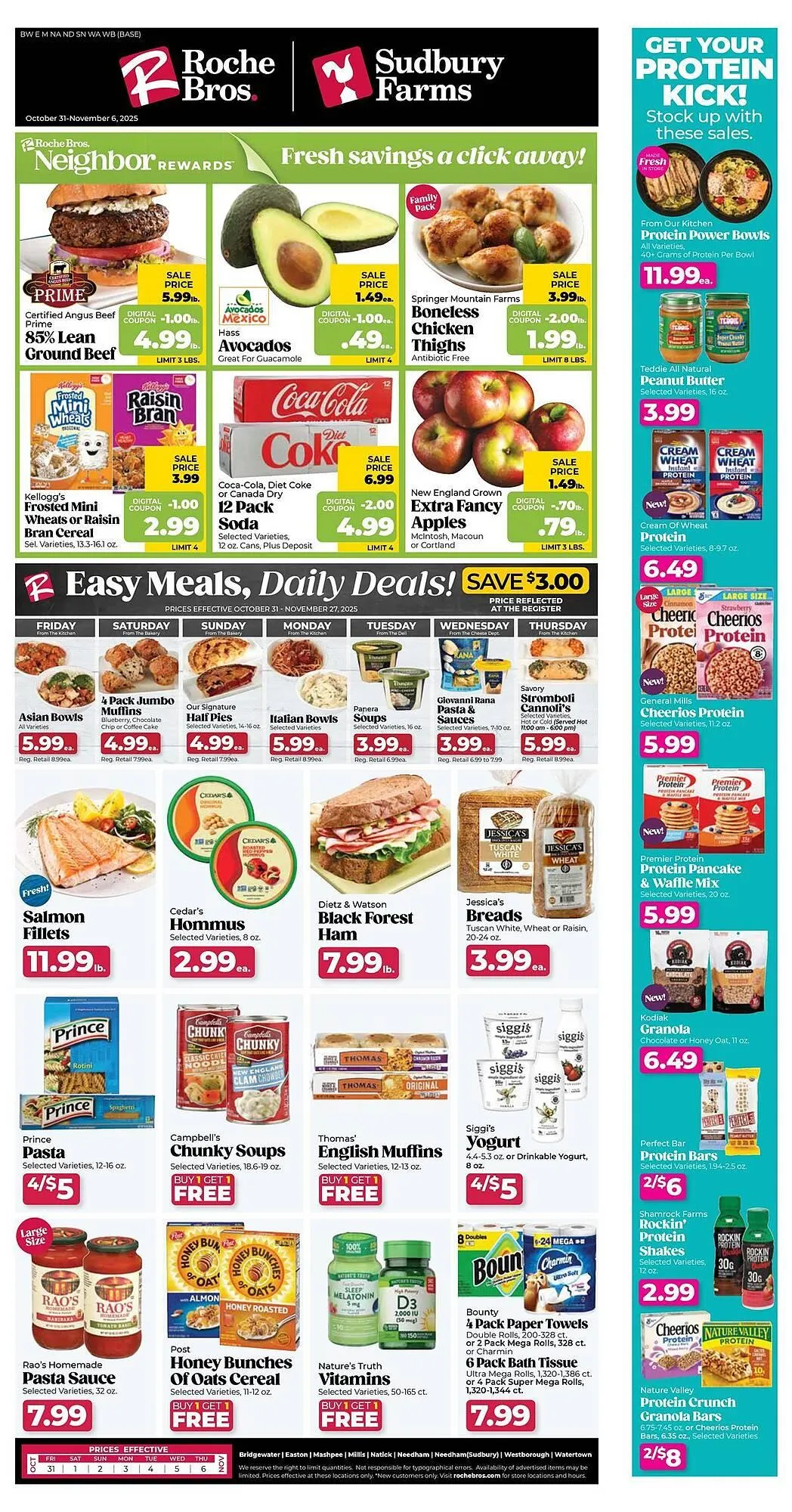 Weekly ad Roche Bros weekly ad from October 31 to November 6 2025 - Page 1