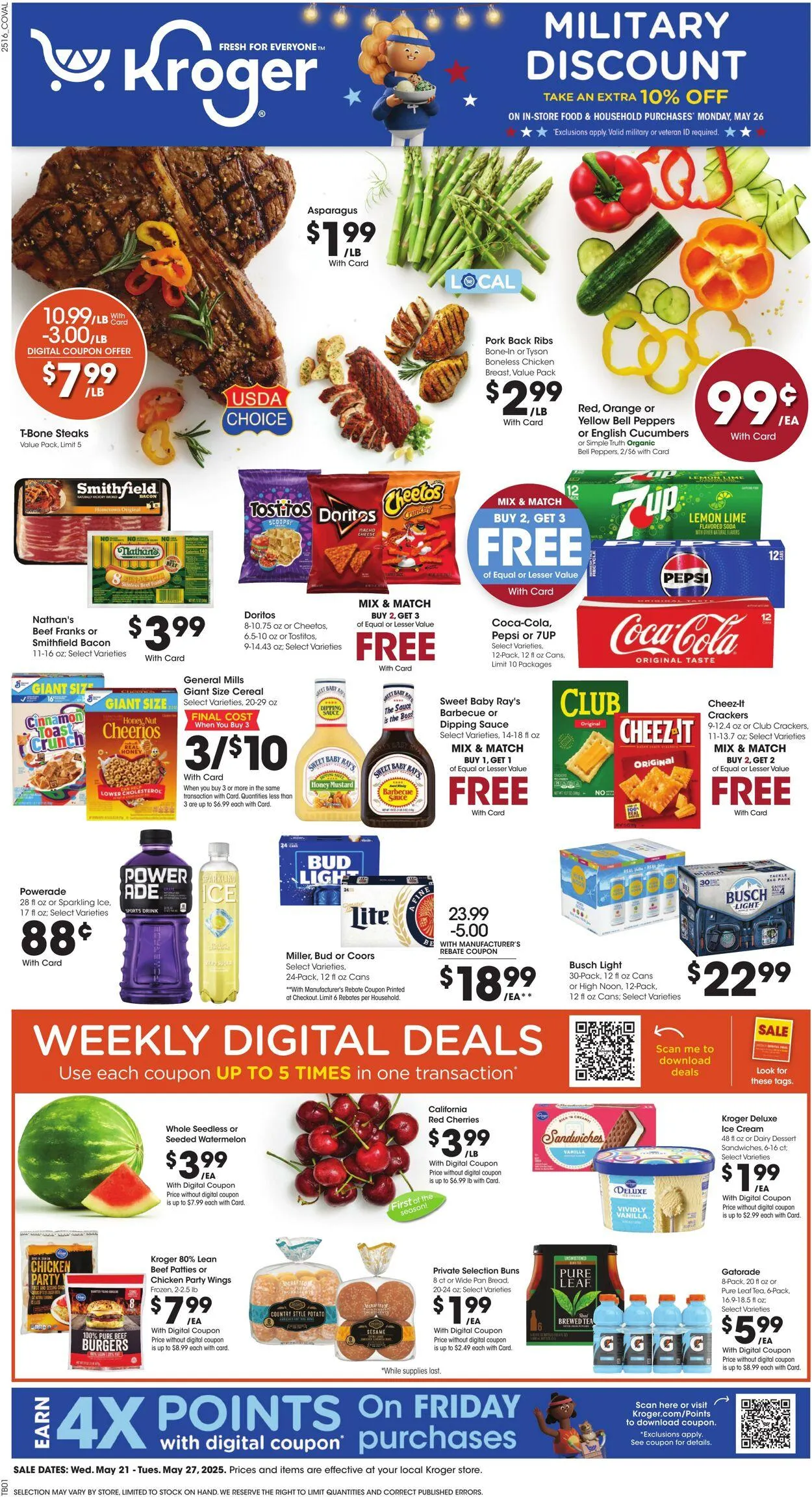 Weekly ad Kroger Current weekly ad from May 21 to May 27 2025 - Page 1