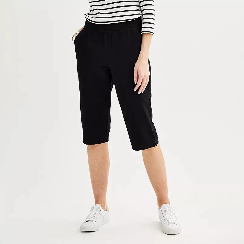 Women's Croft & Barrow® Easy Pull-On Knit Skimmer