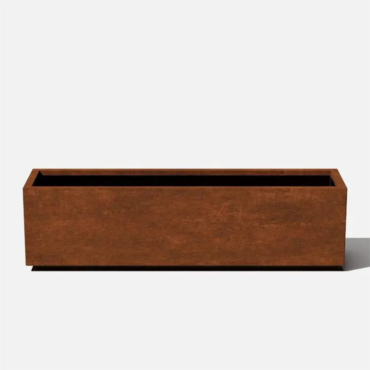 Corten Steel Series Long Box Planter