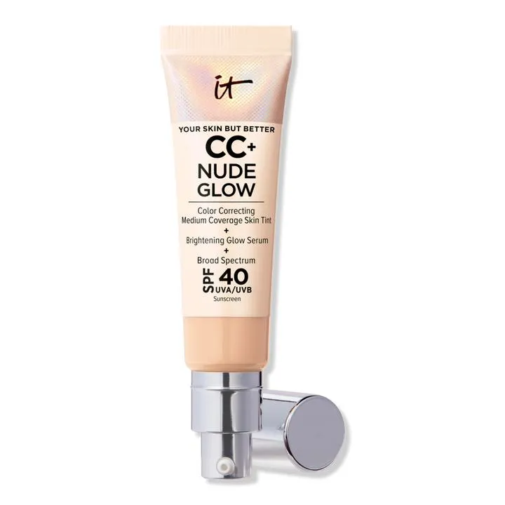 CC+ Nude Glow Lightweight Foundation + Glow Serum with SPF 40