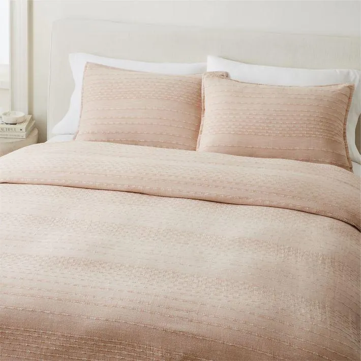 Reese Linen Cotton Duvet Cover & Shams - Clearance