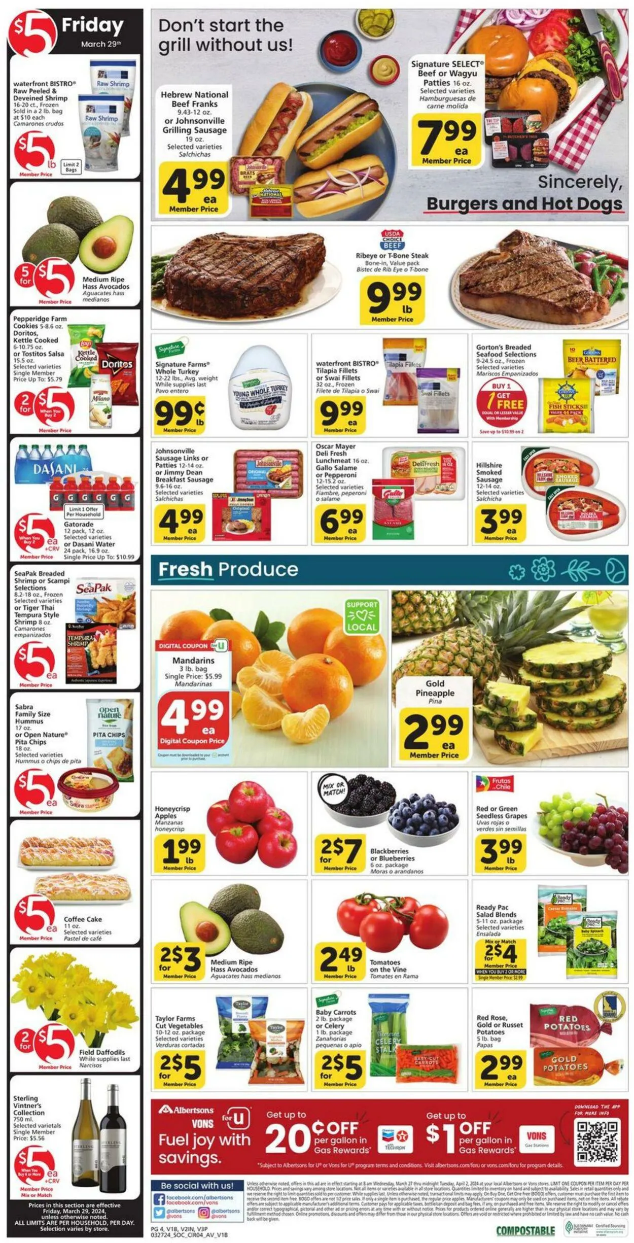 Weekly ad Vons Current weekly ad from March 27 to April 2 2024 - Page 3