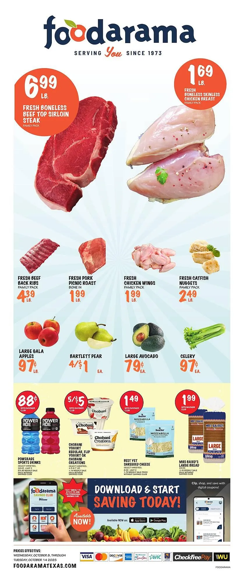 Weekly ad Foodarama weekly ad from October 8 to October 14 2025 - Page 1