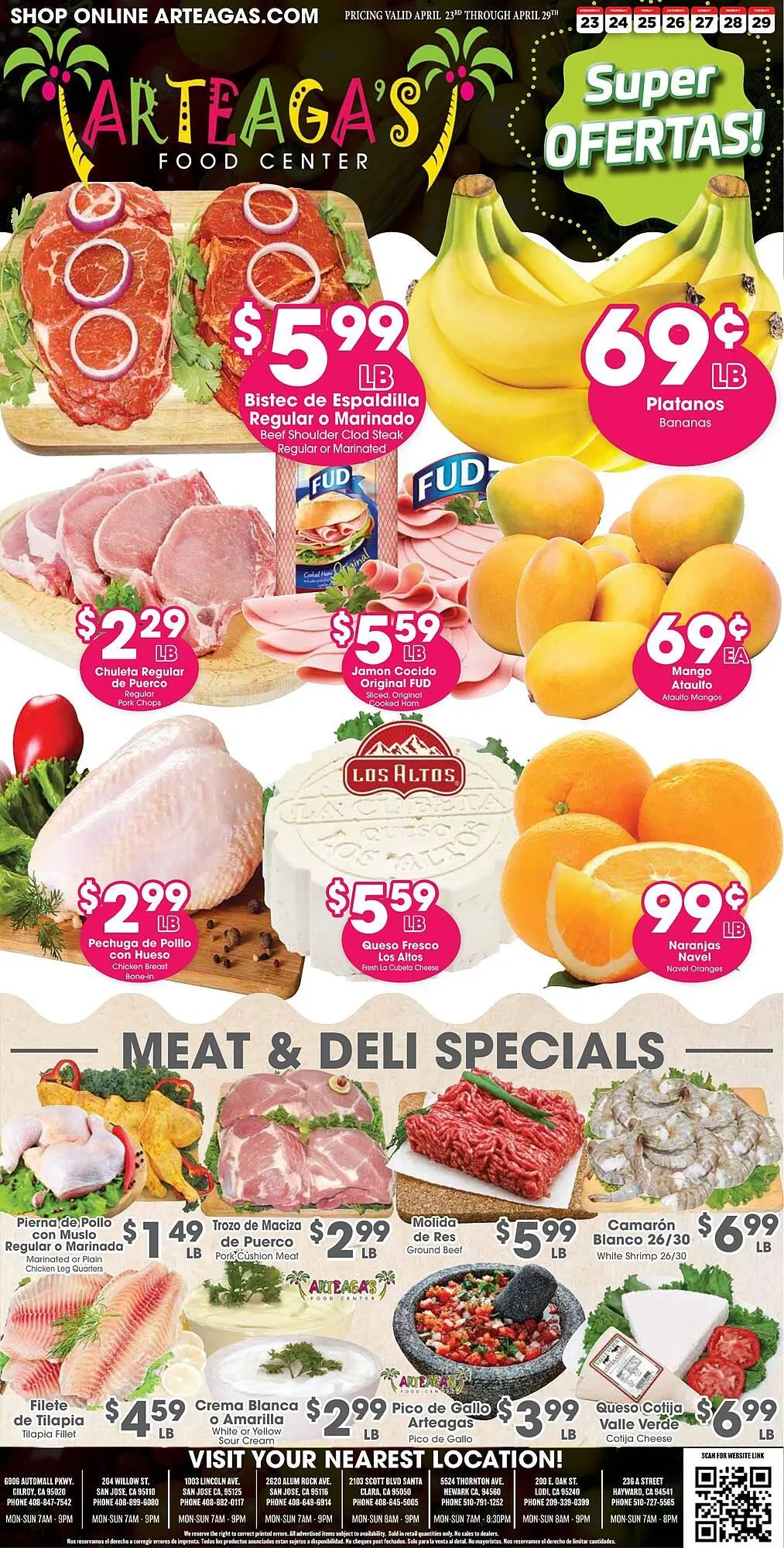 Arteagas Food Center Weekly Ad - 1