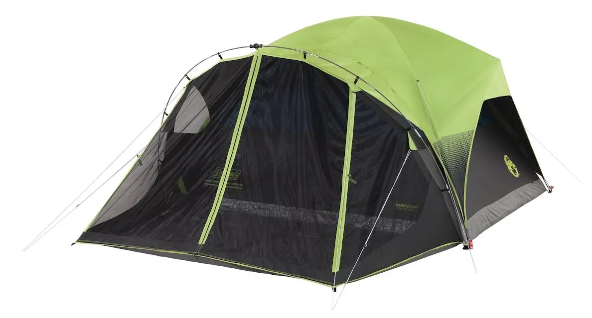 6-Person Carlsbad™ Dark Room™ Dome Camping Tent with Screen Room