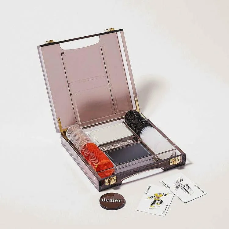 Lucite Poker Limited Edition Whiskey Noir
