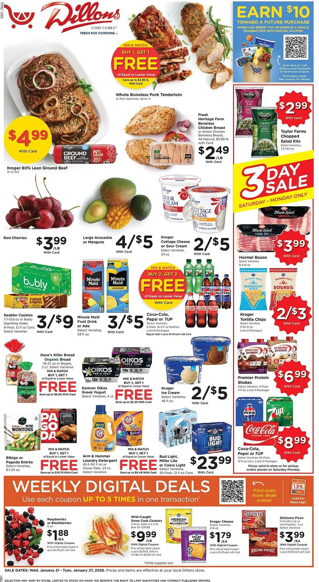 Weekly ad Dillons weekly ad from January 21 to January 27 2026 - Page 1