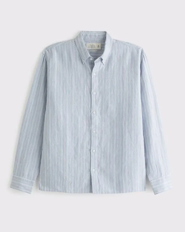Linen Button-Up Shirt