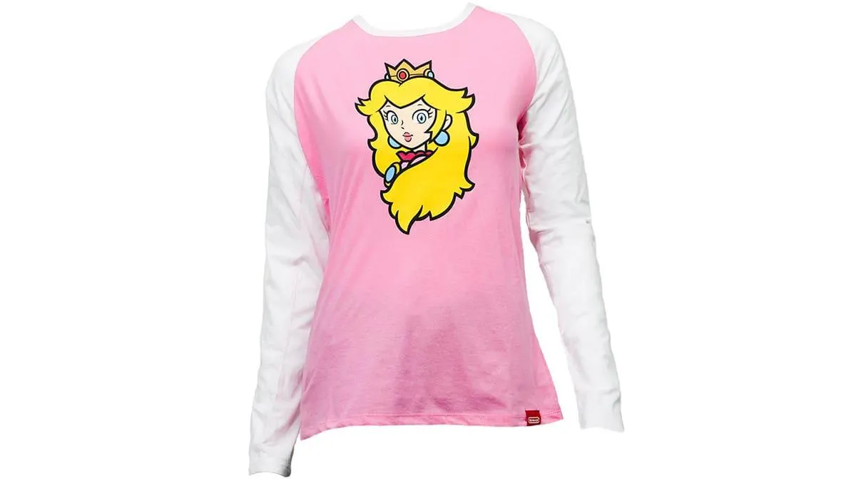 Super Mario™ - Adult Princess Peach™ Raglan T-Shirt