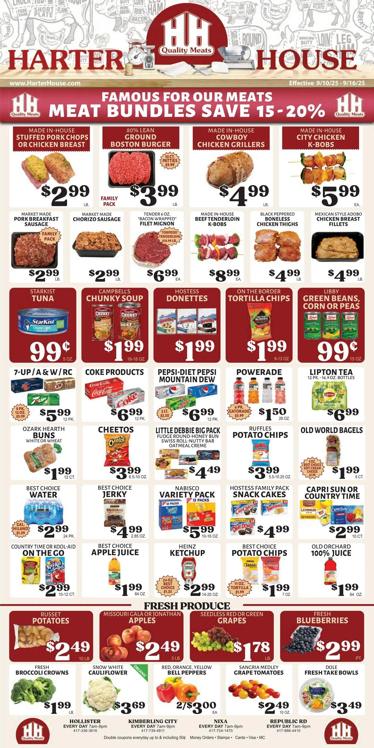 Weekly ad Harter House - Hollister from September 10 to September 16 2025 - Page 1
