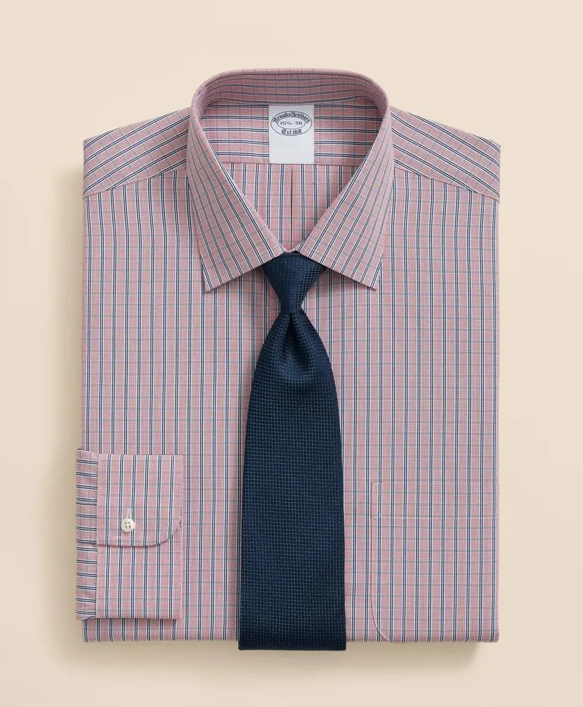 Pure Supima ® Cotton Regular-Finish Ainsley Collar, Ground Check Dress Shirt