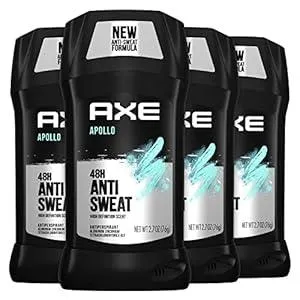 AXE Apollo Antiperspirant Deodorant Stick For Men Sage & Cedarwood 48 Hr Anti Sweat Mens Deodorant, 2.7 Ounce (Pack of 4)