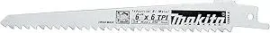 Makita 723054-A-100 6-Inch 6-TPI Wood Cutting Reciprocating Saw Blade