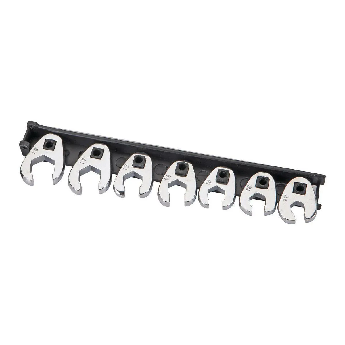 3/8 in. Metric Crowfoot Flare Nut Wrench Set, 7-Piece