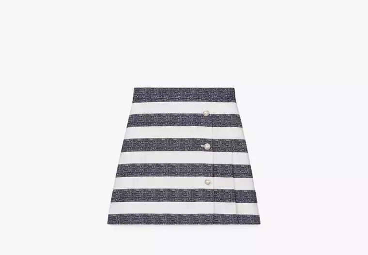 Sailor Stripe Pleated Skirt